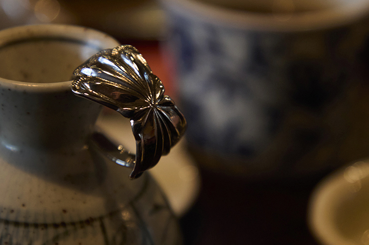 Soba / Butterfly Scarf Ring