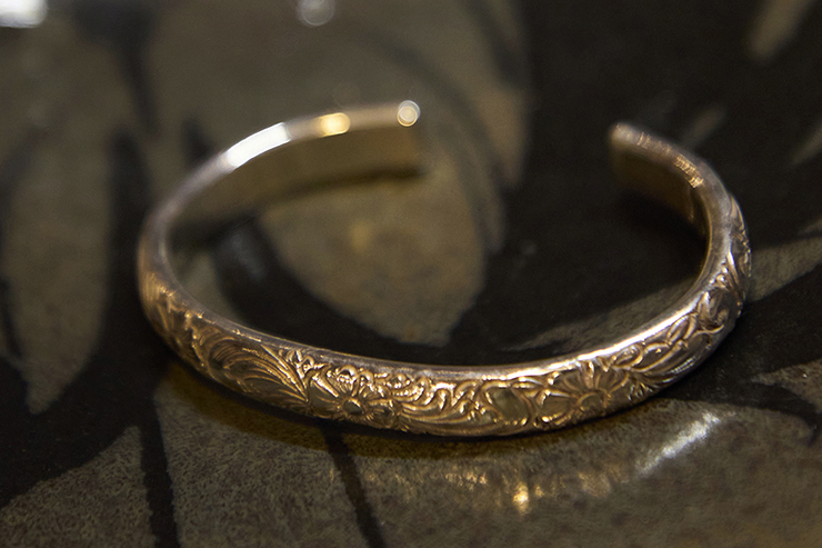 Karakusa Rose Bracelet No. 183 (8mm) / Twisted Snake Ring