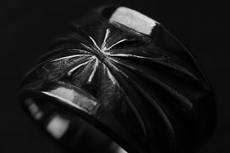Repousse Butterfly-Shell Ring