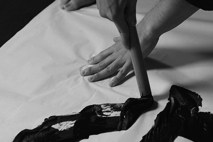“Kokorozashi” Calligraphy Work by Taka