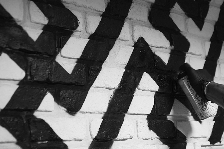 “ WIND ” Mural for LARRY SMITH by JAQUE FRAGUA