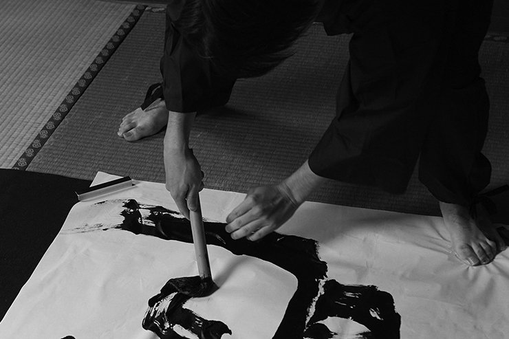 “Kokorozashi” Calligraphy Work by Taka