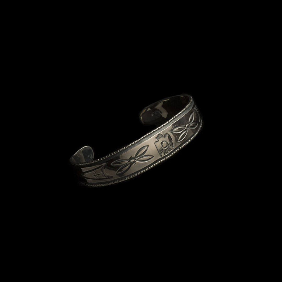 THUNDERBIRD STAMPED BRACELET