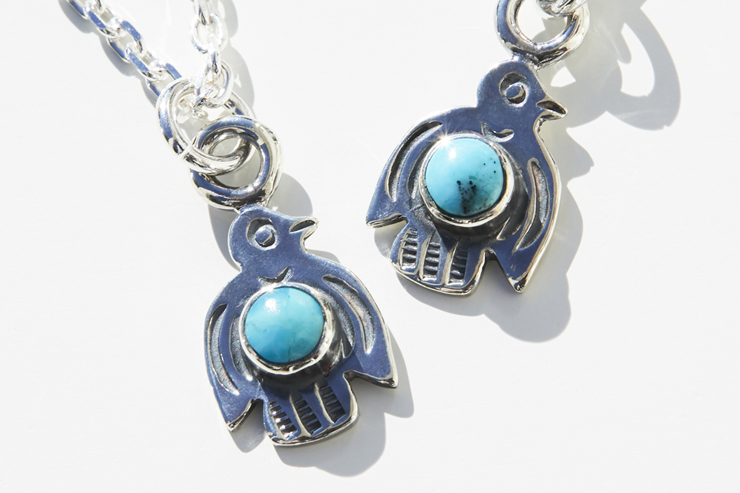 Baby Thunderbird Necklace (Turquoise)