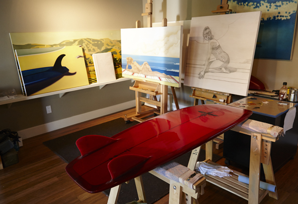 Larry Smith Surf Board By Tyler Warren