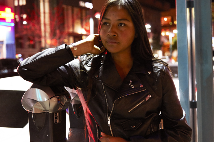 Navajo Girl in Down Town Albuquerque