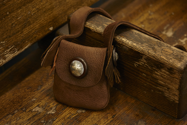 New York City / Deer Skin Medicine Pouch Custom Coin Concha