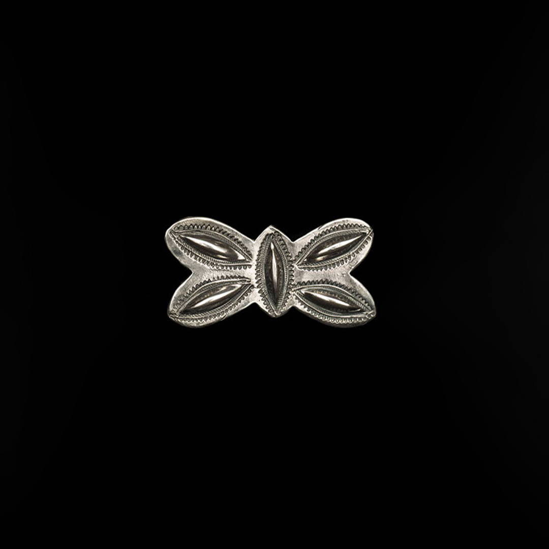 BUTTERFLY PIN (5 MARQUISES, REPOUSSE)