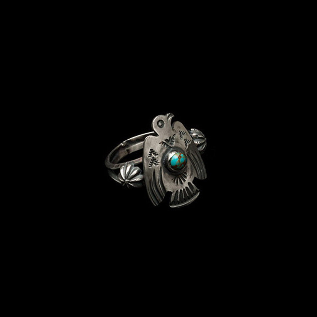 THUNDERBIRD SIDE SHELL RING (TURQUOISE)