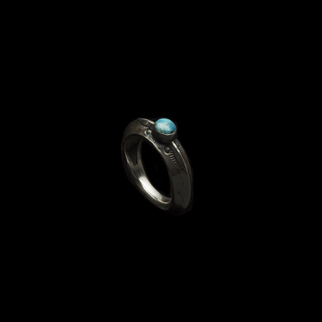 TRIANGLE RING (TURQUOISE)