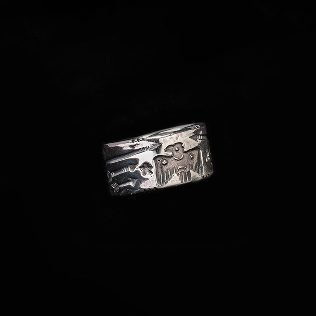 THUNDERBIRD & ARROW RING